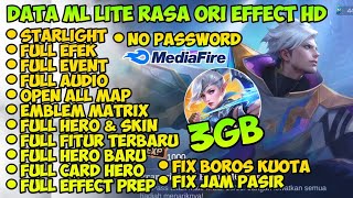 Data ML Lite Full Event 3Gb Terbaru Patch Suyuo  Ml Lite  Cara Mengatasi Lag Mobile legends [upl. by Nrubloc]