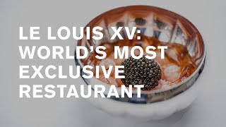 Alain Ducasse Le Louis XV 3 Michelin star in Monaco Monte Carlo [upl. by Downall]