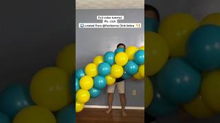 Balloon Arch Balloon Tutorial Amazing Balloon Design Easy to follow balloon balloonarch [upl. by Oguh]