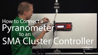 How To Connect a Pyranometer to an SMA Cluster Controller SP214 Pyranometer Apogee Instruments [upl. by Tung840]