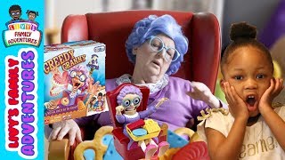 GREEDY GRANNY GAME Family Fun Game For Kids  Livys Family Adventures [upl. by Aenyl900]