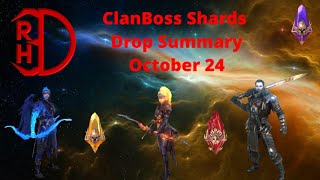 How many Shards I droped in October 2024 from clanboss raidshadowlegends [upl. by Arrimat328]