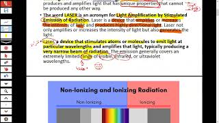 Nonionizing RadiationLaserLect9 [upl. by Everson]