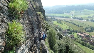 Klettersteig Ausgerutscht und ins Seil gefallen [upl. by Amalita]