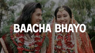 Baacha Bhayo  Swoopna amp Jyotsna♡ Wedding Song Antim saas ferchutimi sangai bachera♡ [upl. by Soane]