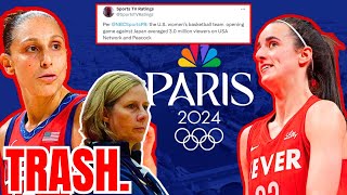 USA Basketball TRASH RATING wo Caitlin Clark WNBA FAILED BIG Clark Comments on Olympics Snub [upl. by Wareing]