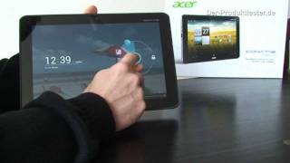 Acer Iconia A200 mit Android 4 ICS [upl. by Nido]