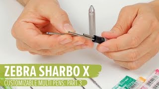 Customizable Multi Pens Part 3  Zebra Sharbo X [upl. by Ahsilahs]