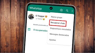 ✅ Como RECUPERAR conversaciones BORRADAS de WhatsApp 2024 Tutorial para recuperar Chats ELIMINADOS [upl. by Aivax]