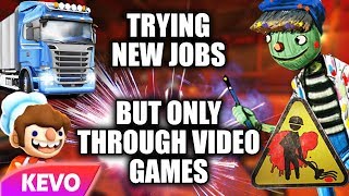 Trying new jobs but only through video games [upl. by Karlyn701]