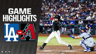 Dodgers vs Dbacks Game Highlights 9124  MLB Highlights [upl. by Anaz]