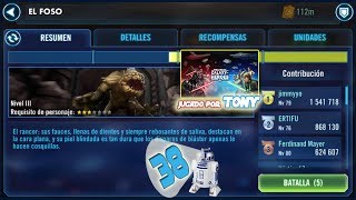 Star Wars Galaxy Heroes quotCap 38 El Foso y el Rancorquot por Tony [upl. by Porte208]