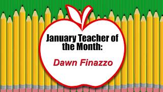 Southfield Public Schools January Teacher of the Month 2018 Dawn Finazzo [upl. by Htebi959]