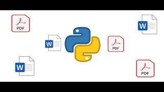 Create word files convert docx to pdf convert pdf to docx EVERYTHING is POSSIBLE with PYTHON [upl. by Nitsid]