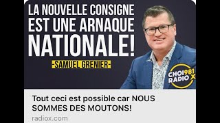 LA NOUVELLE CONSIGNE EST UNE ARNAQUE NATIONALE [upl. by Johna747]