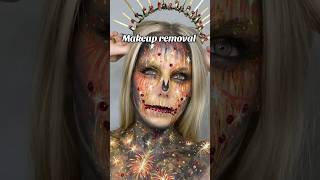 MAKEUP REMOVAL ✨ makeupremoval makeupartist creativemakeup creativemua removal makeupvideo [upl. by Derzon917]