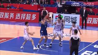 22 PTS 10 REB 7 AST 4 BLK 100 FG 😤  18yearold Hansen Yang dominates in CBA  杨瀚森  NBA Draft [upl. by Anoyk]