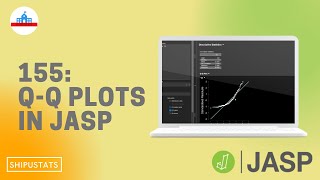 155 QQ plots QuantileQuantile plots in JASP [upl. by Nosnibor561]