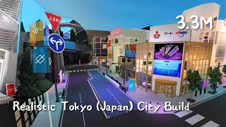 Bloxburg Build Tour l 33M Realistic Tokyo Japan City Build Happy Birthday Lala [upl. by Tabshey]