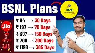 BSNL 4G Launch Update  BSNL New Plan 2024  BSNL 1 Year Plan  BSNL Validity Recharge [upl. by Burton]