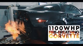 1100WHP F1X Procharged LS3 C6 Corvette Dyno Tuning [upl. by Ober687]