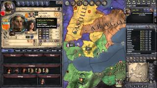 Lets Play Crusader Kings II 110 More Kinslaying Matchmaking Unification [upl. by Nauwtna]