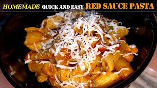 इस नए तरीके से बनाये घर पर रेड सौस पास्ता  Red Sauce Pasta Recipe  pasta recipes [upl. by Metah]