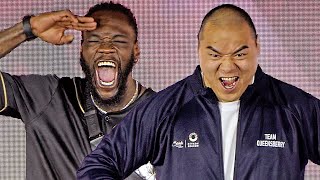 Deontay Wilder vs Zhilei Zhang • GRAND ARRIVALS  Frank Warren amp Eddie Hearn 5 vs 5  DAZN Boxing [upl. by Lowrance408]