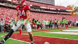 The Ravens should draft LADD McCONKEY in ROUND ONE if a film study [upl. by Beller]