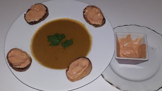 شوربة أو حساء السمك بطريقة صحيحة مثل مطاعمsoupe de poisson [upl. by Tichonn599]