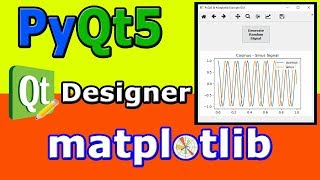 PyQt5 Matplotlib Qt Designer [upl. by Engel]