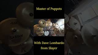 What if Slayers drummer Dave Lombardo played with Metallica drummer drums metallica slayer [upl. by Jelks]