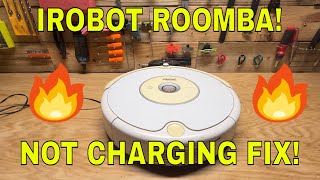 Irobot Roomba Not Charging Fix Error Number 5 Not Charging Fix Easy Fix for Irobot Roomba [upl. by Lehrer]