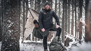 Winter Hängematten Overnighter 4 Grad  Warbonnet Blackbird XLC  hammock hammockcamping [upl. by Meelak33]