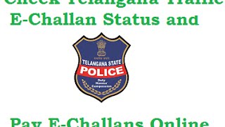 Telangana Traffic eChallan Status and Pay Traffic EChallan Online Violation images [upl. by Rashida]