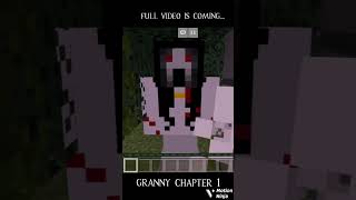 Full video is coming soon you enjoy this video mcpe minecraft granny ch 1shortsvideo minecraft pe [upl. by Nowed43]