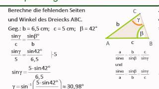 Sinussatz [upl. by Yeltihw976]