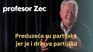 Preduzeća su partijska jer je i država partijska  profesor Zec [upl. by Butch]