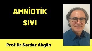 Embriyoloji Amniotik sıvı Serdar aKGÜN [upl. by Ecyned]