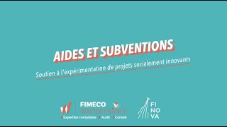 Aides et Subventions  Soutien à lexpérimentation de projets socialement innovants [upl. by Akirehs]