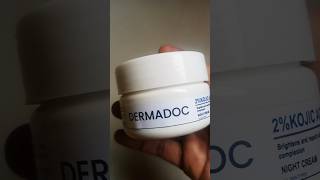 Dermdoc night cream on meesho  meesho skincare products review meeshofinds [upl. by Fabio]