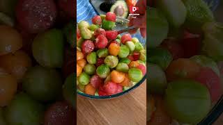 SALADE DE BILLES DE FRUITS ET LÉGUMES 🍉🥑🍈🥒 recette salades healthyfood fruits legumes [upl. by Shakti]