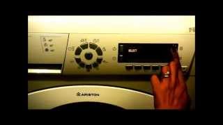 How to change language settings for Ariston washing machines [upl. by Felipa]