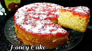 Bakery Honey Cake Recipe without Oven  How to Make Honey Cake at home [upl. by Brause]