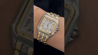 The Cartier Panthere LM in 3 rows of gold cartier cartierpanthere [upl. by Navak863]