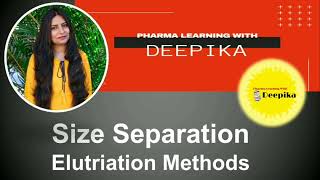 Size Separation Elutriation Method Part VI [upl. by Nnaylime]