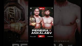 alex pereira vs magomed ankalaev at UFC 310 UFC310 alexpereira ufc mma [upl. by Melda]