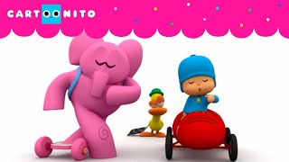 A TODA VELOCIDADE  POCOYO  CARTOONITO [upl. by Ormiston]