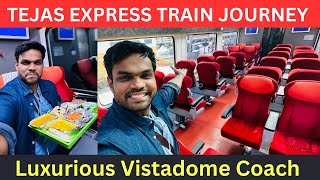 Mumbai to Goa Ghats Train Journey in Luxurious VISTADOME Coach 😍  Favourite IRCTC Food Review [upl. by Royden]