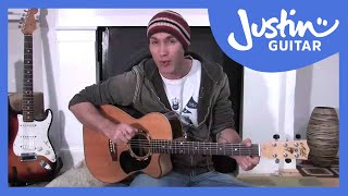 Rhythm Guitar Basics 1 Guitar Lesson BC136 Guitar for beginners Stage 3 [upl. by Naleek853]